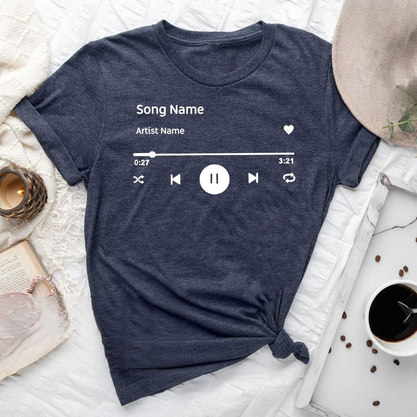 Custom Song Name Shirt Gift For Birthday, Custom Artist Name Shirt, Custom Song Name T-Shirt, Favorite Song Tee, Custom Favorite Artist Tee