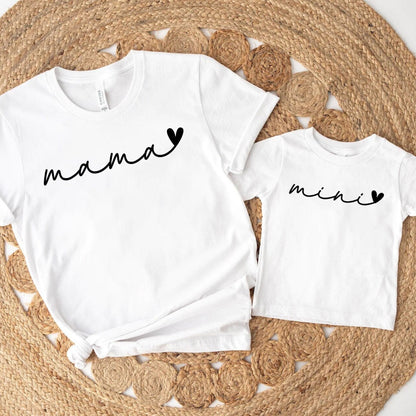 Mama Mini Shirt, Matching Mommy and Me Shirt,mama mini shirt, mama mini matching, mama baby outfit, mama shirt, mothers day shirt,mommy & me