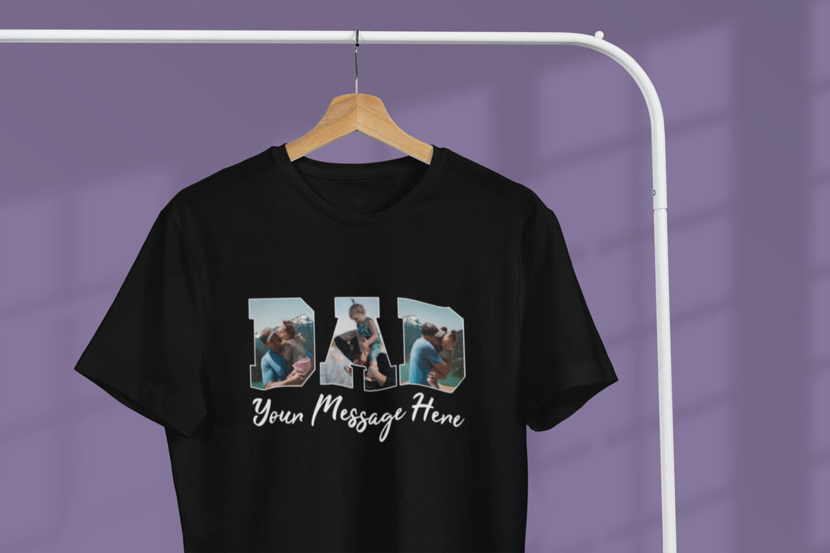 Custom Photo Dad Shirt,Father s Day Shirt,Custom Photo Shirt For Dad,Custom Dad Tee, Custom Picture Gift For Dad, Personalized Gifts For Dad