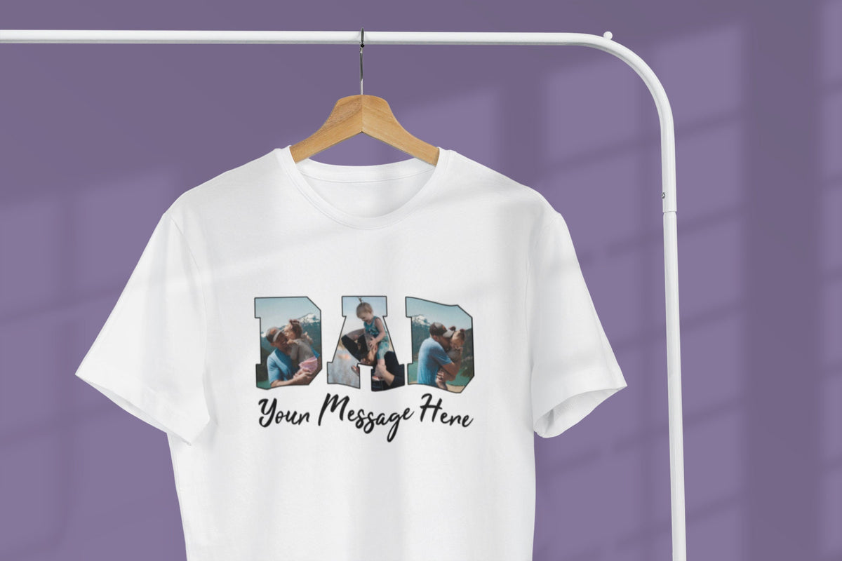Custom Photo Dad Shirt,Father s Day Shirt,Custom Photo Shirt For Dad,Custom Dad Tee, Custom Picture Gift For Dad, Personalized Gifts For Dad