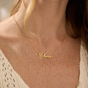 Custom Name Necklace, Personalized Name Necklace, Birthday Gift for Her, Mother's Day Gift, Gift for Mom