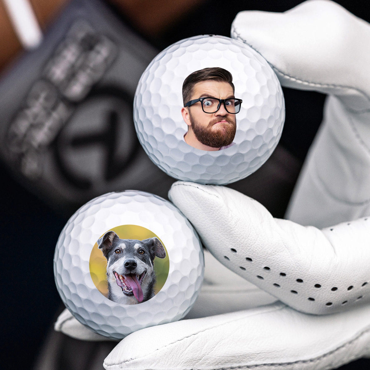 Custom Golf Balls, Golf Gifts For Men, Personalized Photo Golf Balls, Customized Golf Balls With Photo, Gift for Husband, Groomsmen Gift