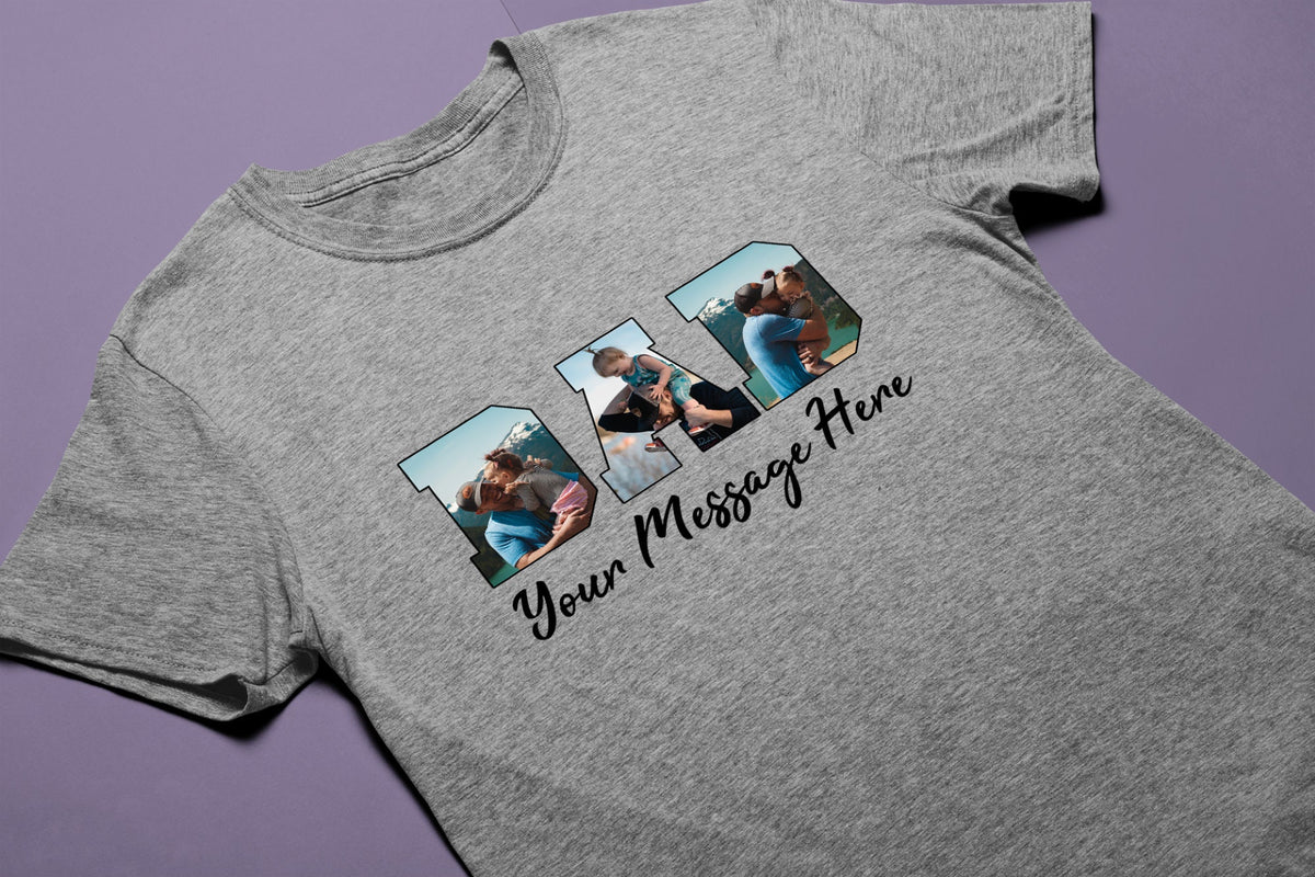 Custom Photo Dad Shirt,Father s Day Shirt,Custom Photo Shirt For Dad,Custom Dad Tee, Custom Picture Gift For Dad, Personalized Gifts For Dad