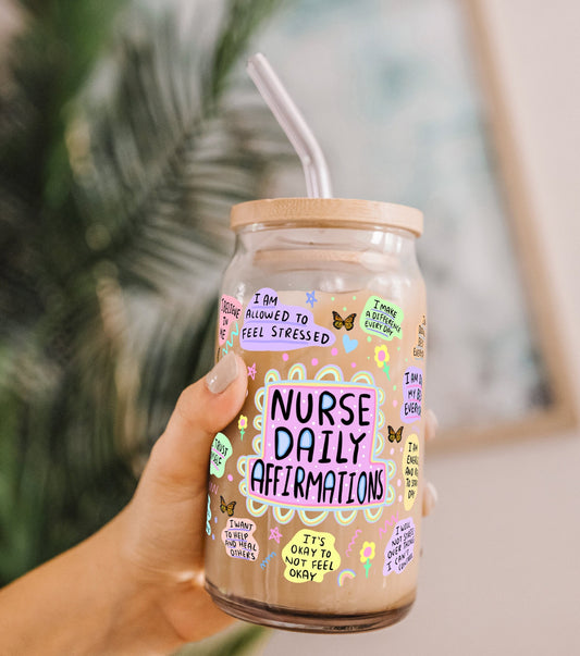 Nurse Appreciation Gift, Nurse Gift, Affirmations,Nurse ,Personalized Nurse Gift,Rn Gift, Nurse Personalized Tumbler, Rn Grad Gift