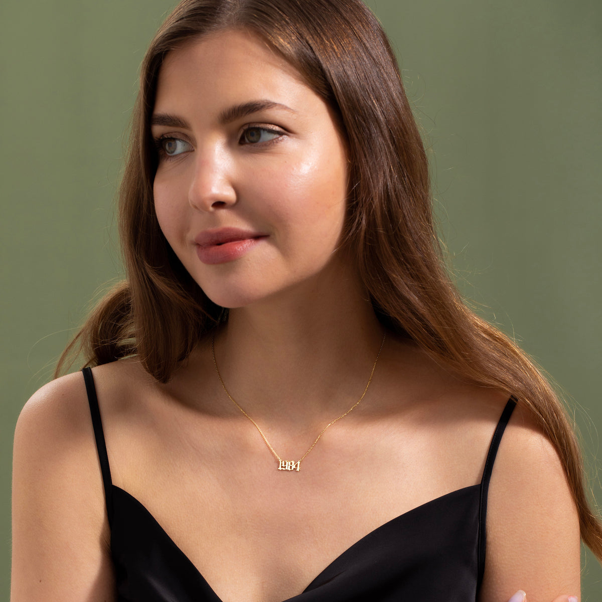 Personalized Number Necklace | Custom Year Date Necklace | Gold Lucky Number Jewelry | Personalized Necklace | Gift for Her