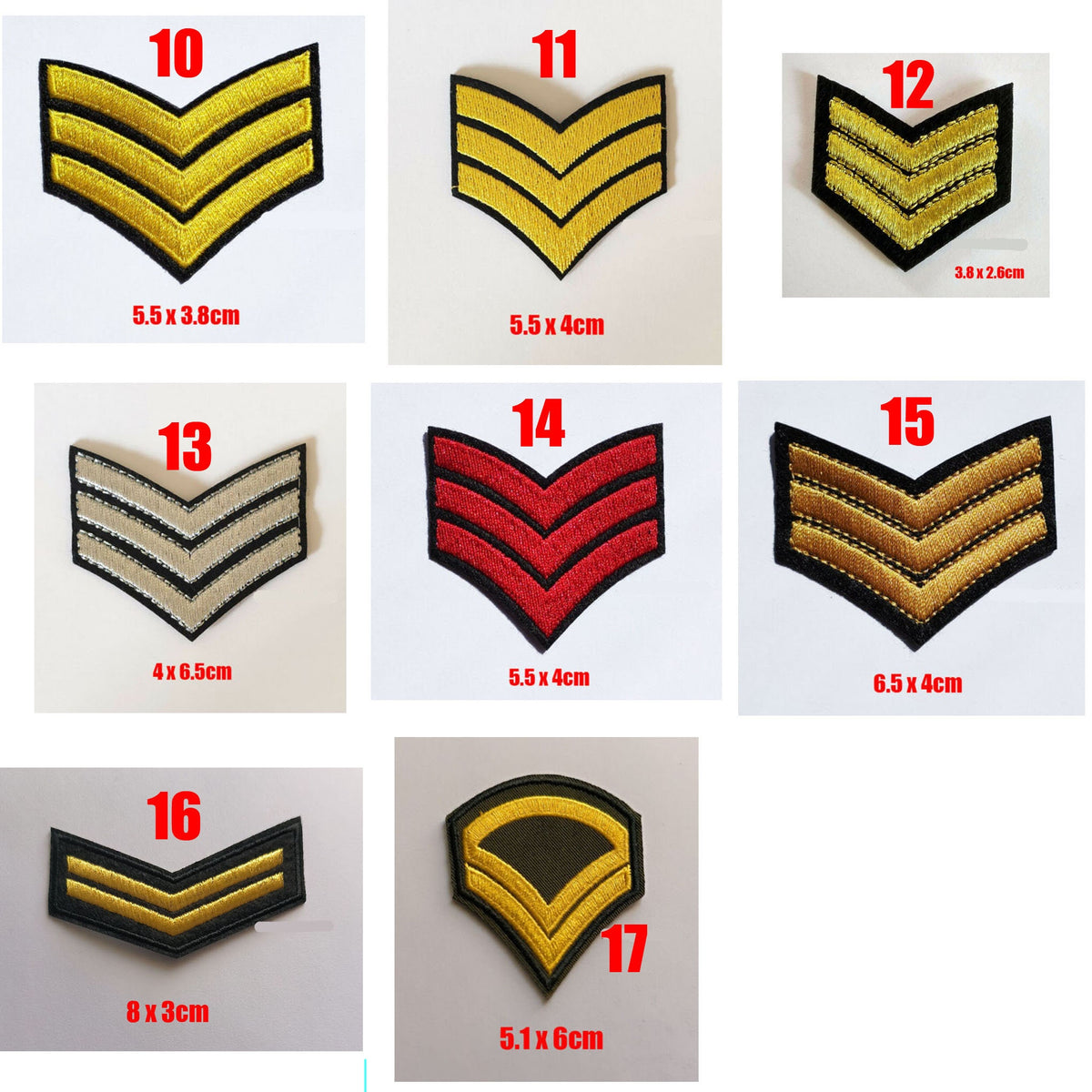 Military Army Patches Badges Iron On Sew On