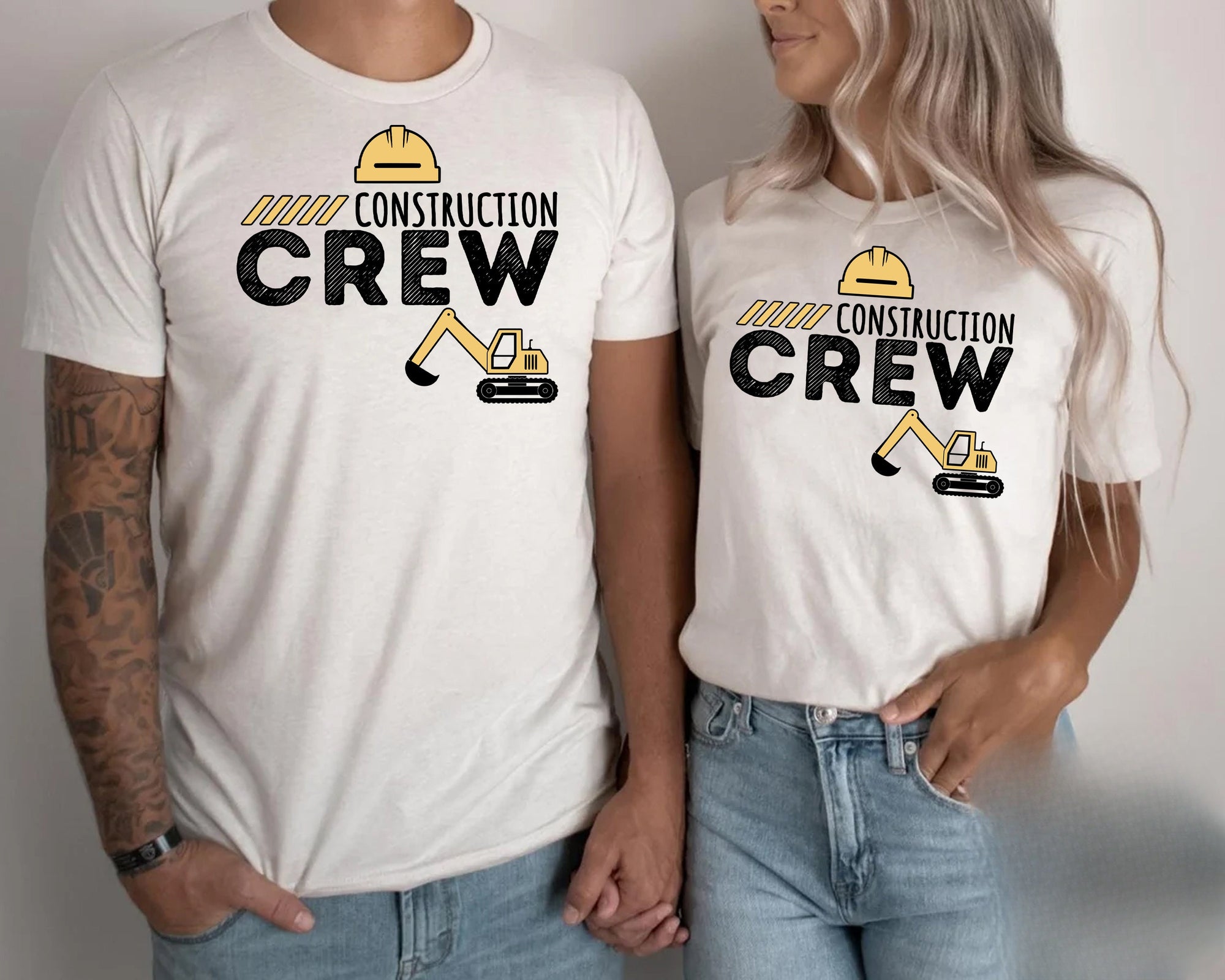Construction Crew Matching Shirts, Birthday Construction Shirts, Three and Diggin' It, Excavator Birthday, Bday Boy Tee, Dump Truck Birthday