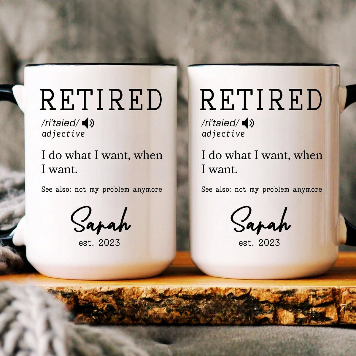 Retirement Gifts For Women, Personalized Retired Definition Coffee Mug, Retirement Definition Coffee Mug Cup, Retirement Mug, Retirement Cup