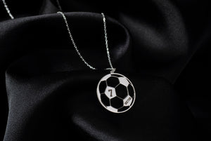 Personalized Soccer Necklace, Custom Soccer Name Necklace, Soccer Mom Necklace, Gift for Soccer Player, Soccer Gifts, Sports Necklace