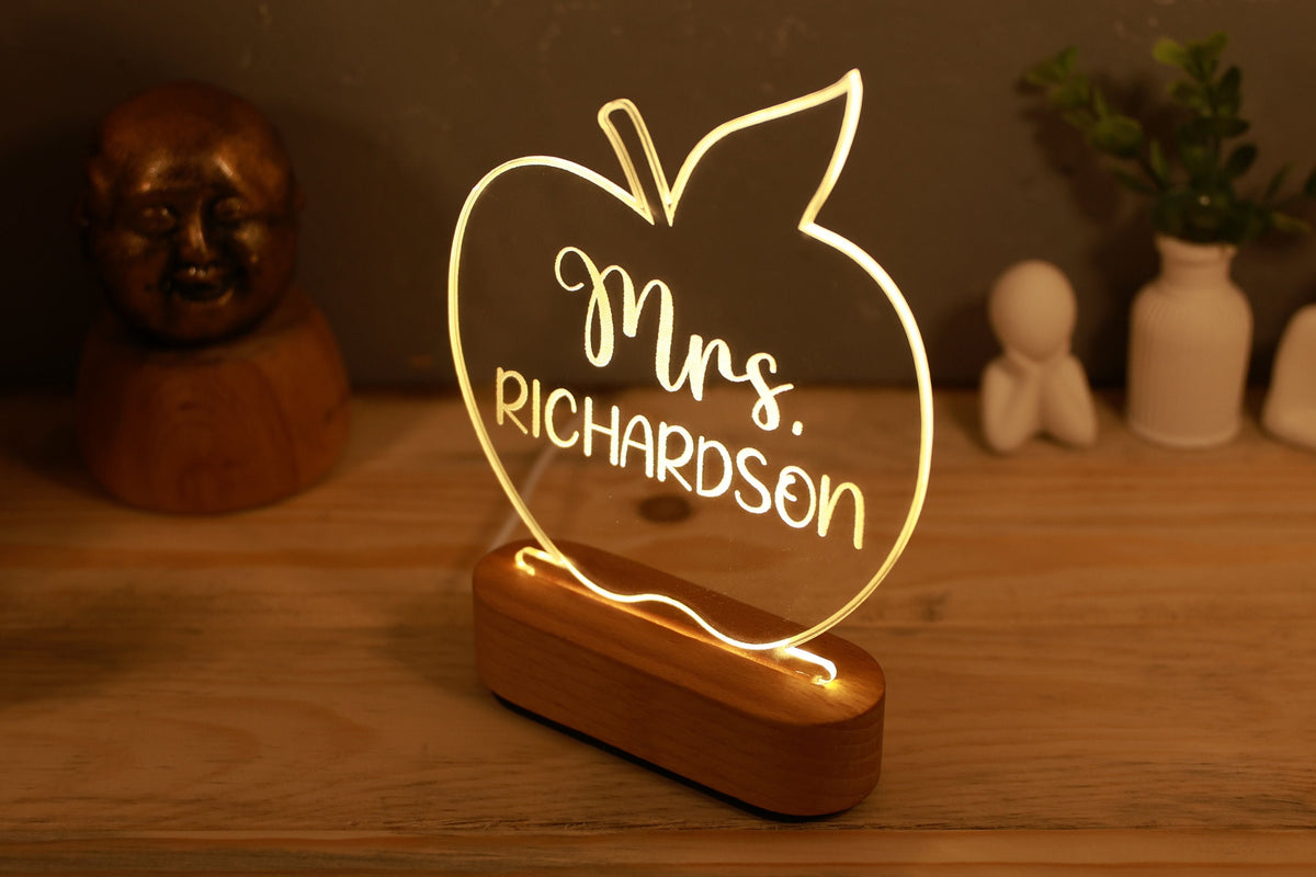 Personalized Teacher Gifts - Gift for Teacher - Back To School Gifts - Teacher Sign for Desk - Custom Classroom Decor - Desk Name Plate