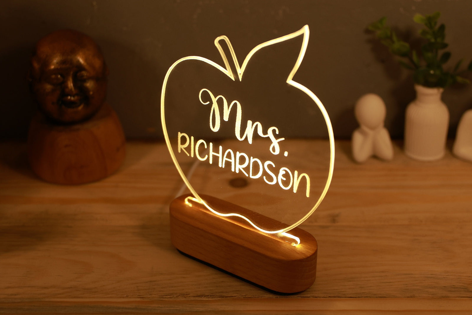 Personalized Teacher Gifts - Gift for Teacher - Back To School Gifts - Teacher Sign for Desk - Custom Classroom Decor - Desk Name Plate