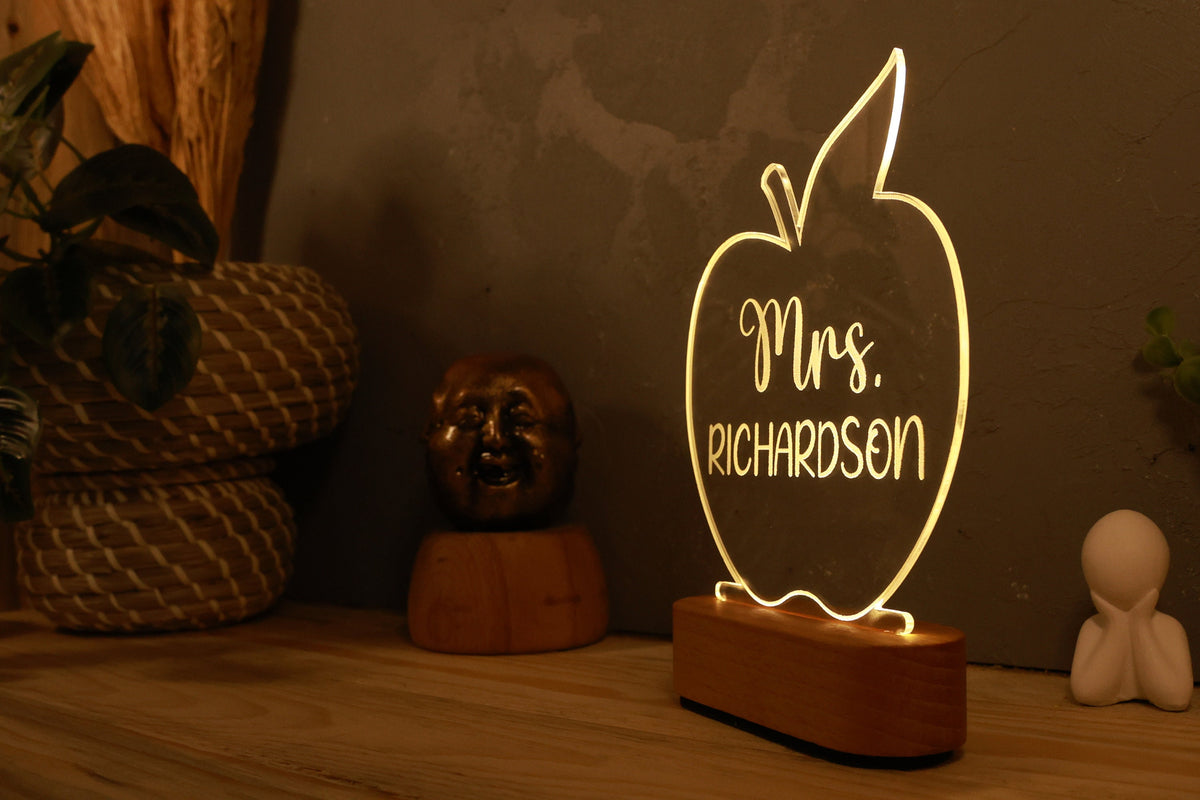 Personalized Teacher Gifts - Gift for Teacher - Back To School Gifts - Teacher Sign for Desk - Custom Classroom Decor - Desk Name Plate