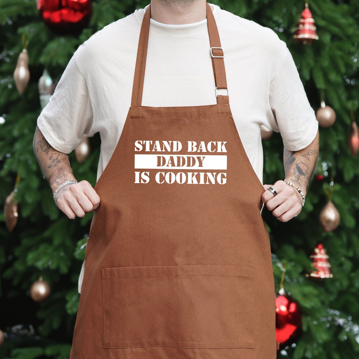 Apron For Men, Stand Back Daddy Is Cooking, Funny Apron, Apron With Pockets, Chef Apron, Father Cooking Apron, Chef Daddy Apron, Grill Gift