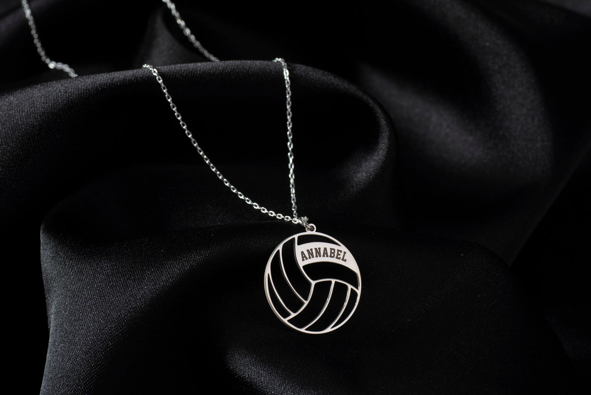 Personalized Volleyball Name Necklace, Custom Volleyball Necklace , Volleyball Mom Necklace, Volleyball Gift, Gift for Volleyball Player