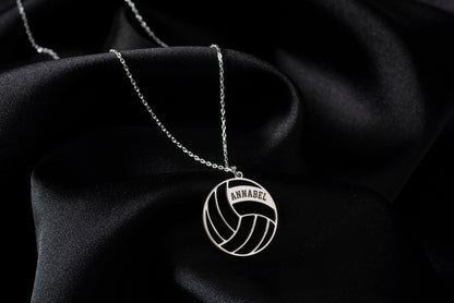Personalized Volleyball Name Necklace, Custom Volleyball Necklace , Volleyball Mom Necklace, Volleyball Gift, Gift for Volleyball Player