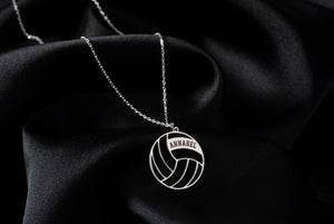 Personalized Volleyball Name Necklace, Custom Volleyball Necklace , Volleyball Mom Necklace, Volleyball Gift, Gift for Volleyball Player