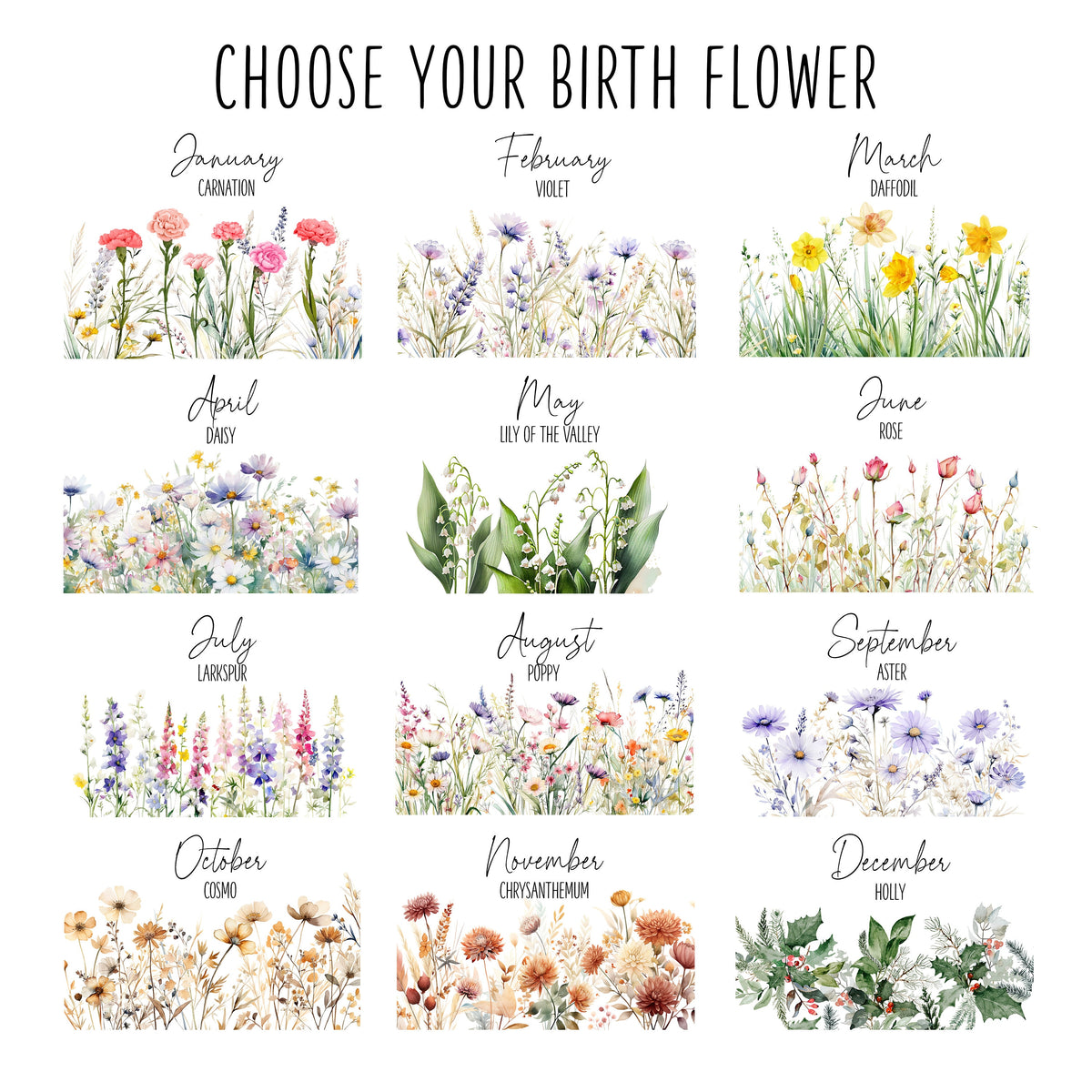 Birth Month Flower Ring Dish With Name Perfect Bridesmaid, Mom or Best Friend Gift Custom Name Gift for Her Birthday