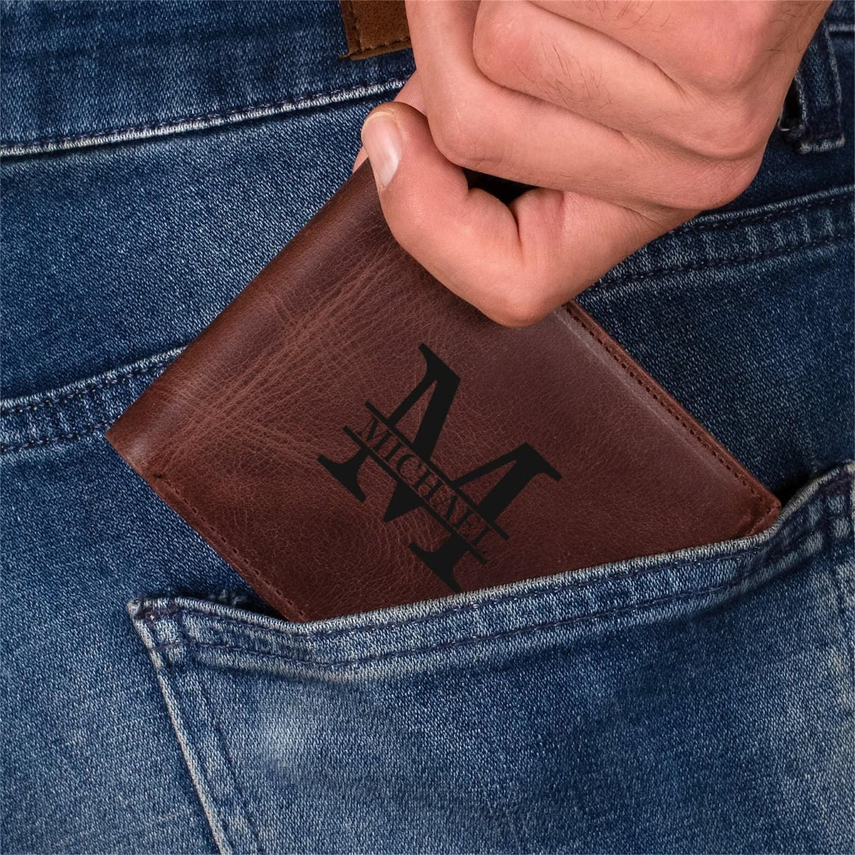 Personalized Custom Photo Mens Wallet, Picture Wallet,PU Leather Wallet,Memory Gift,Anniversary Gifts for Him,Father's Day Gifts