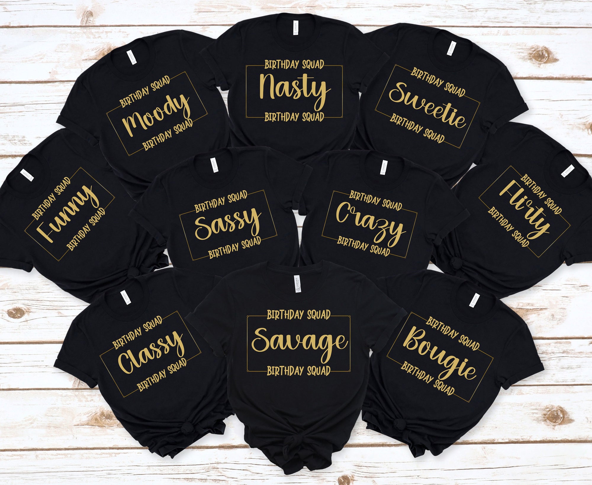 Birthday Group T-Shirt, Birthday Squad Shirt, Savage Birthday Girl Shirt, Birthday Party Shirt, Birthday Gang, Girls Trip, Party Shirts