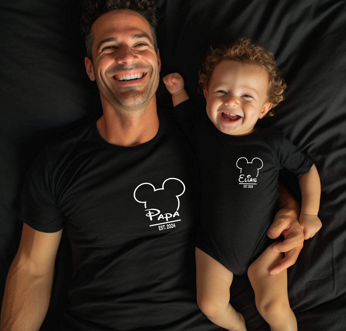 Personalized T-Shirt Dad, Mom and Baby Outfit I Family Outfit I Dad Mom Mini I Family Outfit I