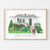Custom Watercolor House Painting Print Canvas ,House Painting From Photo,Housewarming gift, Realtor Closing Gift,First Home Gift
