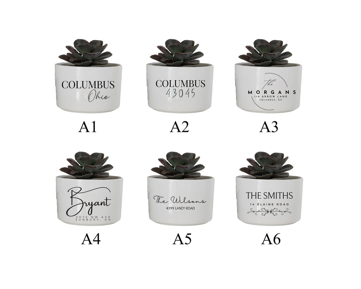 New Home, New Memories, New Beginnings, Closing Gift, Realtor Gift, Housewarming, Personalized Planter