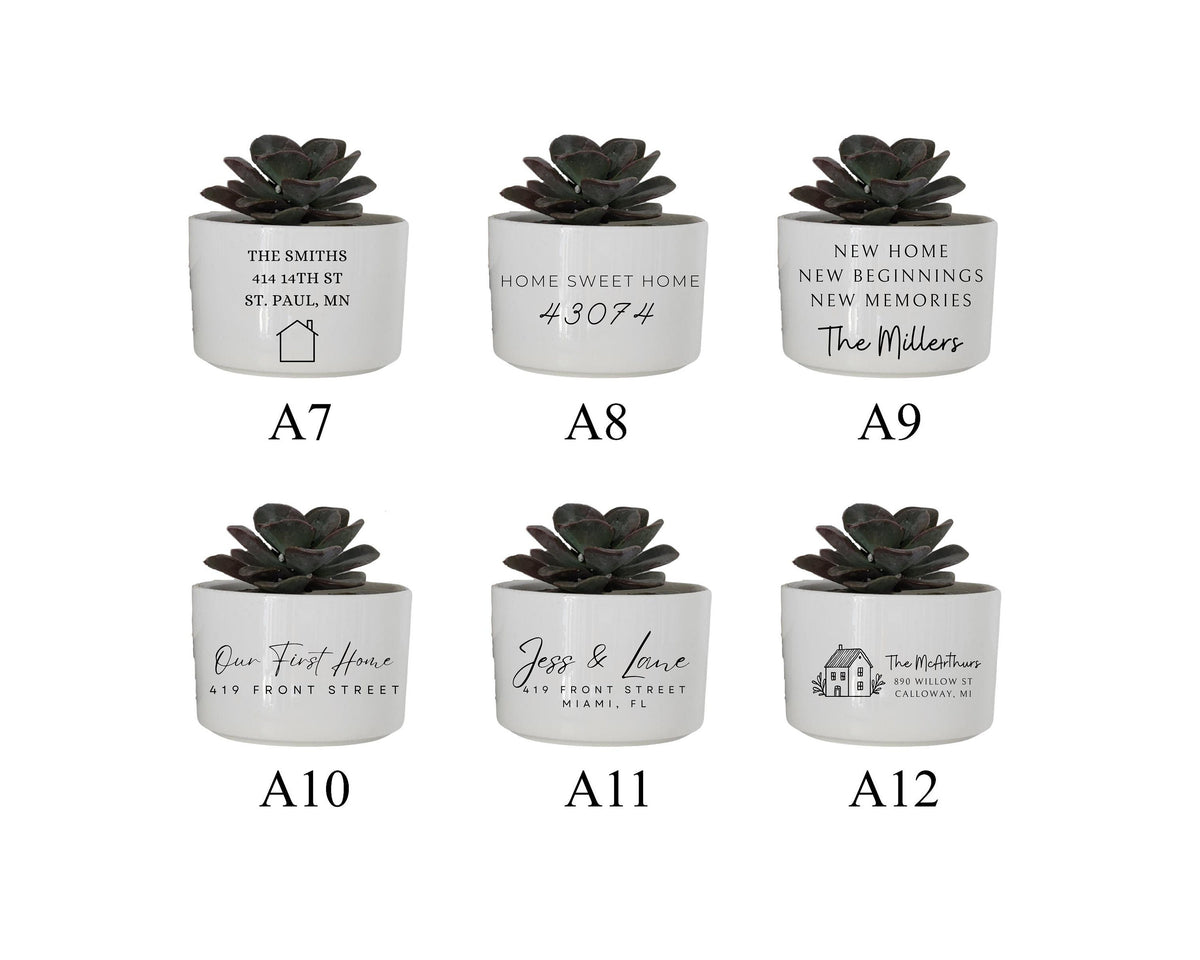 New Home, New Memories, New Beginnings, Closing Gift, Realtor Gift, Housewarming, Personalized Planter