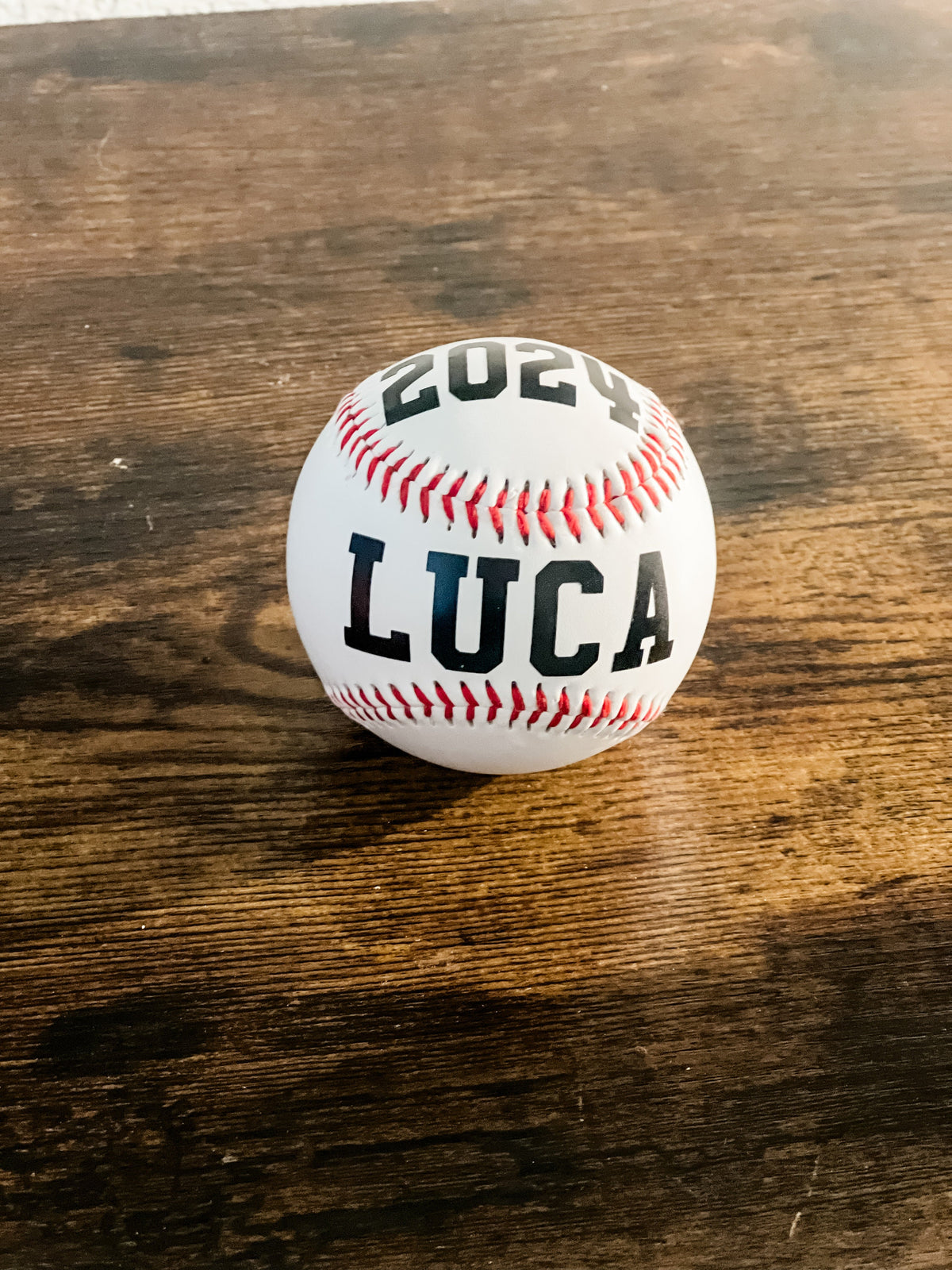 Custom Baseball with name and year - baseball gift - coach gift - personalized hard ball game baseball