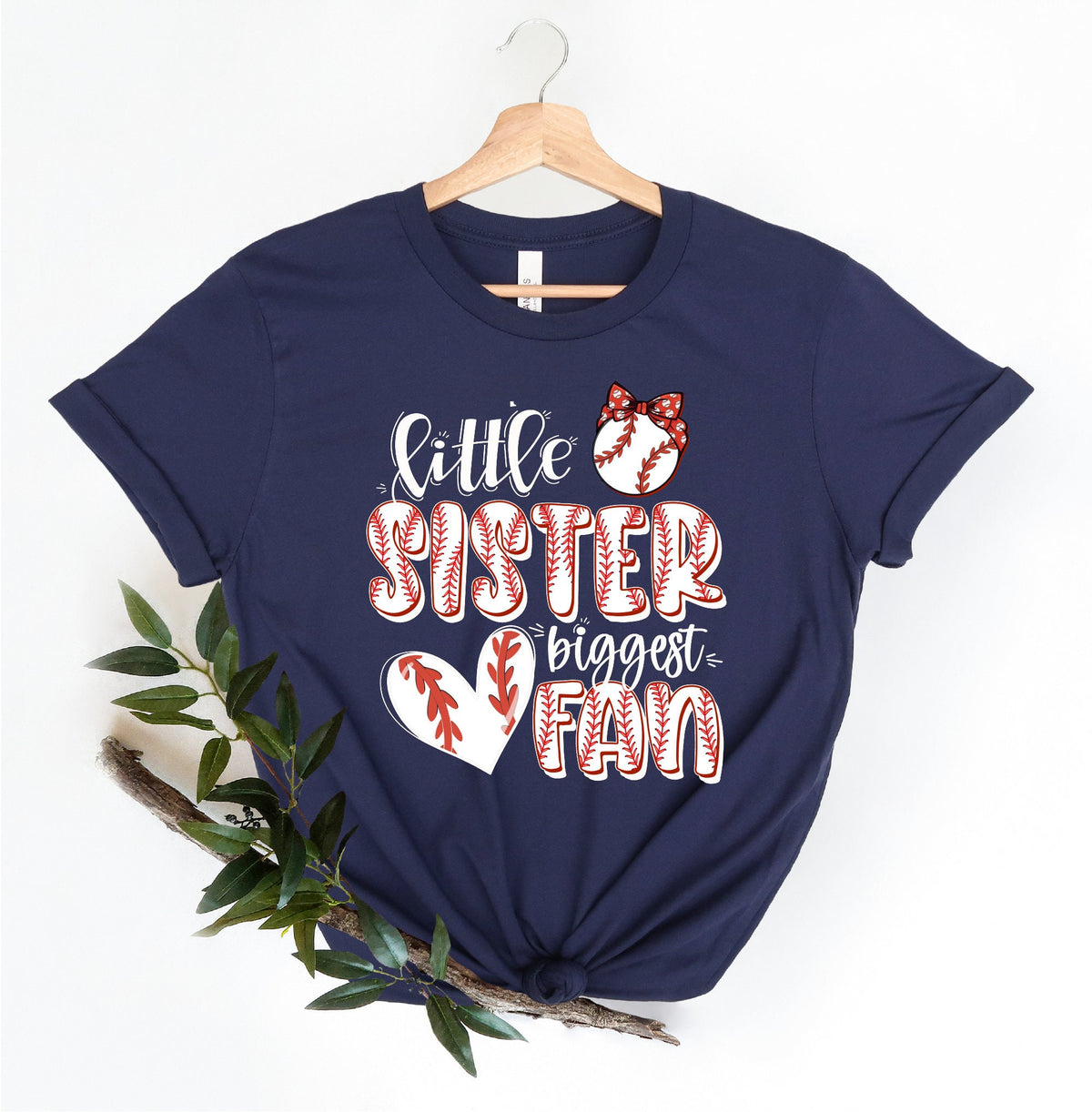 Baseball Sister Shirt, Little Sister Baseball Shirt, Baseball Game Day Shirt, Baseball Lover Tee, Baseball Biggest Fan Shirt, Baseball Shirt