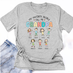 Grandpa Shirt, Custom Grandkids Name Shirt, Father's Day Shirt, Gift For Grandpa, Funny Grandpa Shirt, Best Grandpa Shirt
