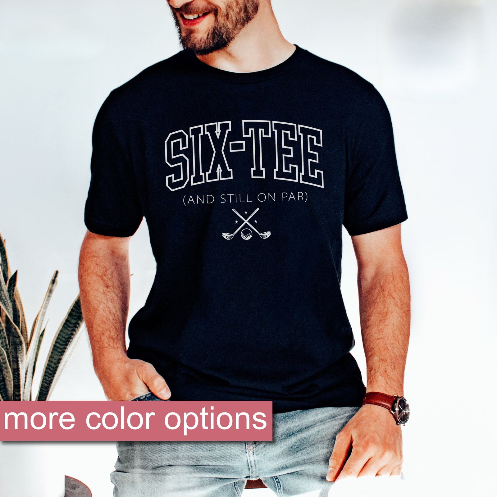 60th Birthday Golf Shirt, Six-Tee And Still On Par Shirts, 60th Birthday Gifts, Golfing Gift For 60th, Golf Balls 60 Birthday Gift, Grandpa