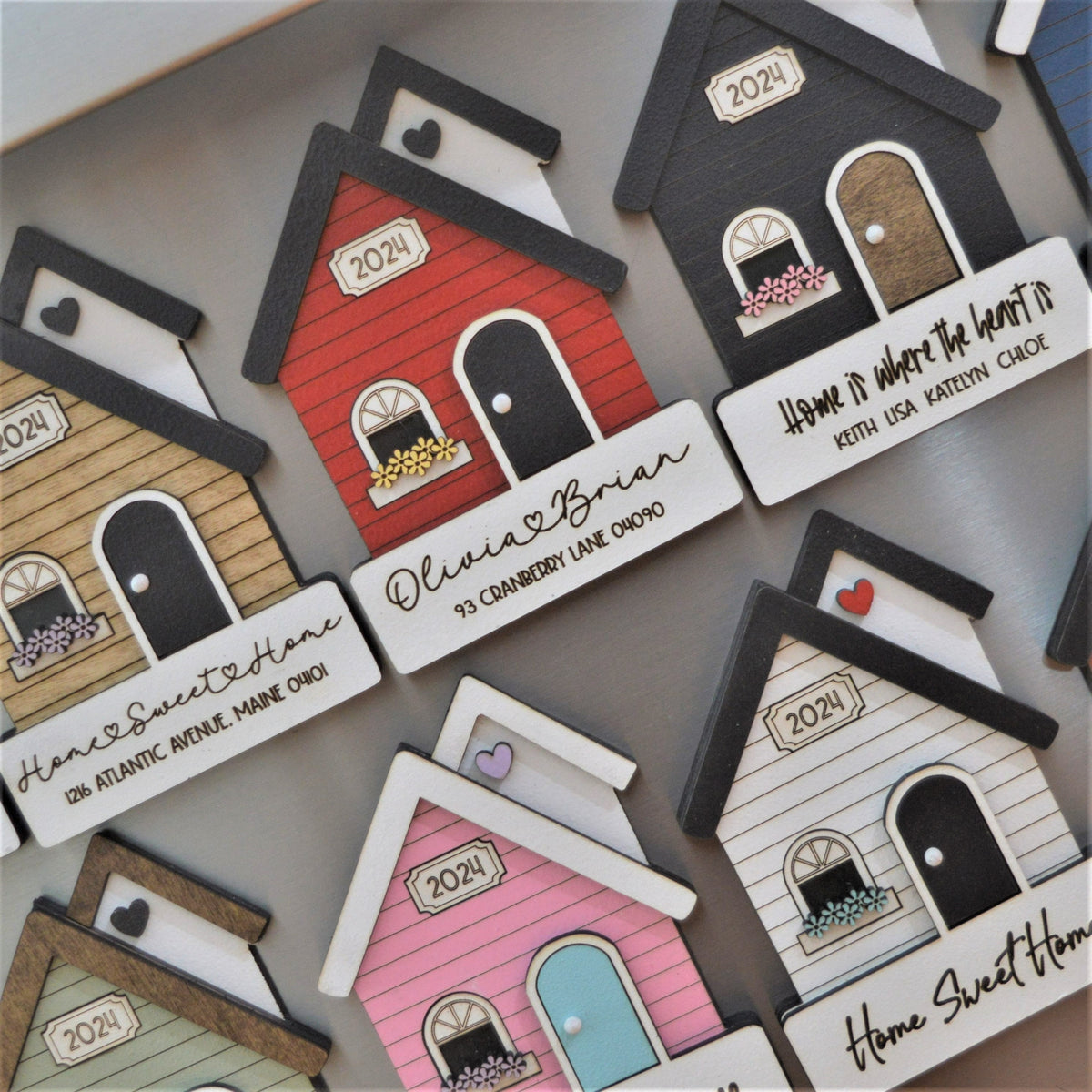 Custom NEW HOME Wooden sign 2025, Personalized Housewarming gift, Home Buyer Closing Gift, New Home 2025