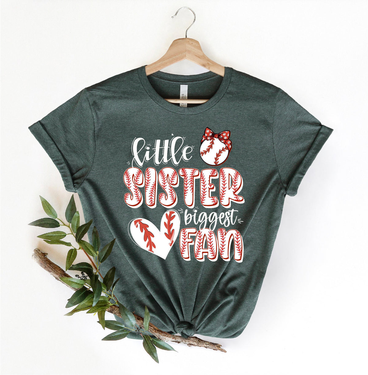 Baseball Sister Shirt, Little Sister Baseball Shirt, Baseball Game Day Shirt, Baseball Lover Tee, Baseball Biggest Fan Shirt, Baseball Shirt