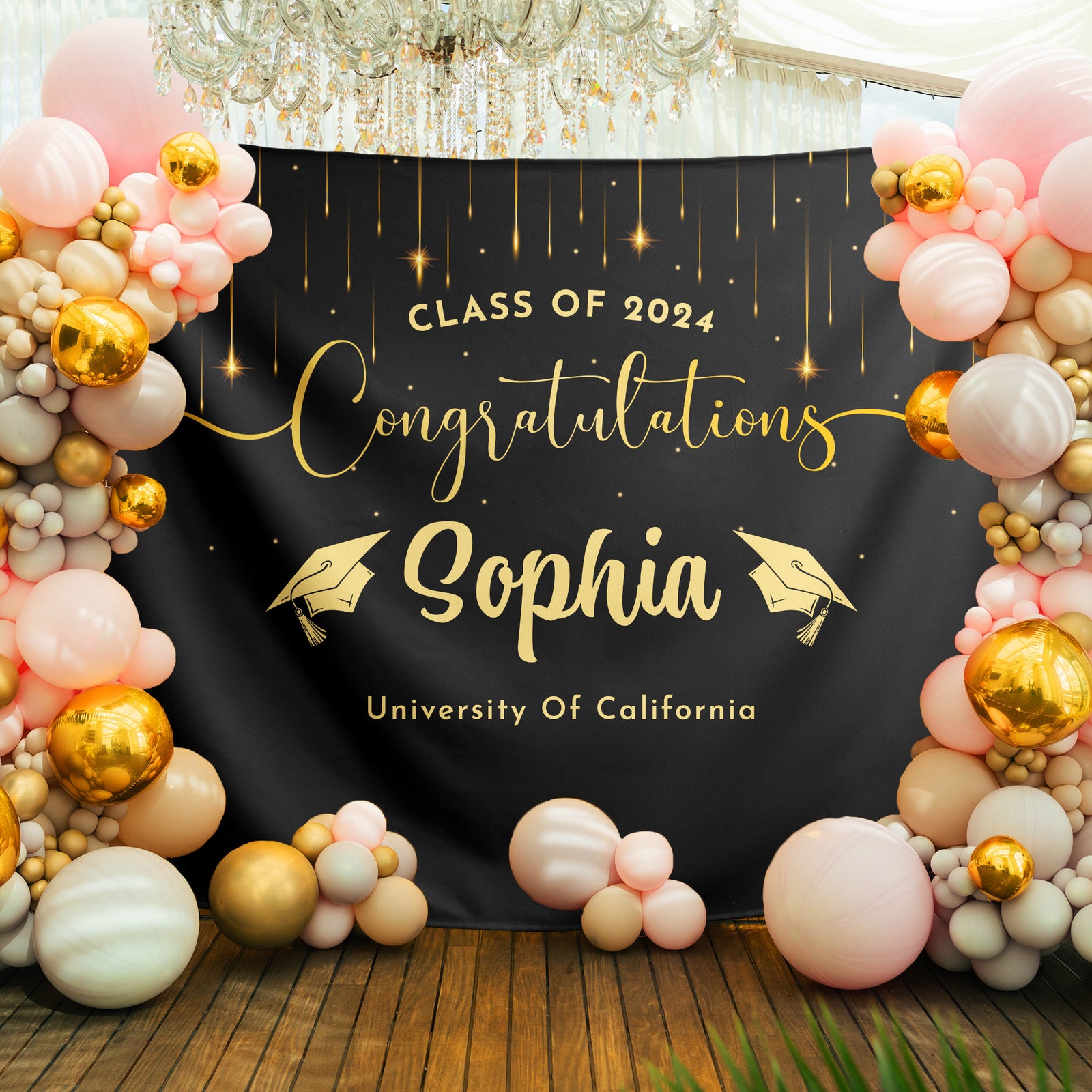 Custom Graduation Party Decor 2025, Party Backdrop Large Banner for Class, Graduation Tapestry Backdrop, Class of 2025 Photo Booth Backdrop