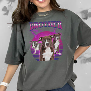 Custom Bootleg Pet Tee - 90s Retro Style, Comfort Colors Unisex T-Shirt