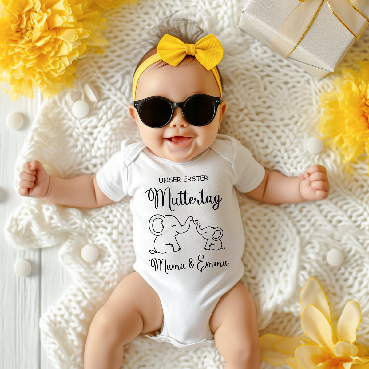 First Mother's Day Duo: Mom & Baby Matching Set. Personalized Mother's Day Gift. Mother's Day Gift. Mom Baby Outfit.
