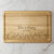 Personalised Wild Flowers Engraved Wooden Chopping Board Cheese Board Serving Board Novelty Gift Birthday Christmas Housewarming Wedding