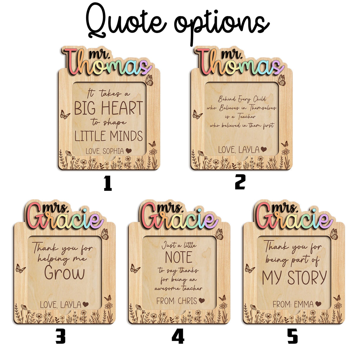 Personalized Teacher Gifts, Teacher Appreciation Gift, End of the year gift, Personalized Teacher Name gift