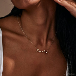 Dainty Minimalist Name Necklace, Personalized Minimalist Name Necklace, Custom Name Jewelry, Mother's Day Gift