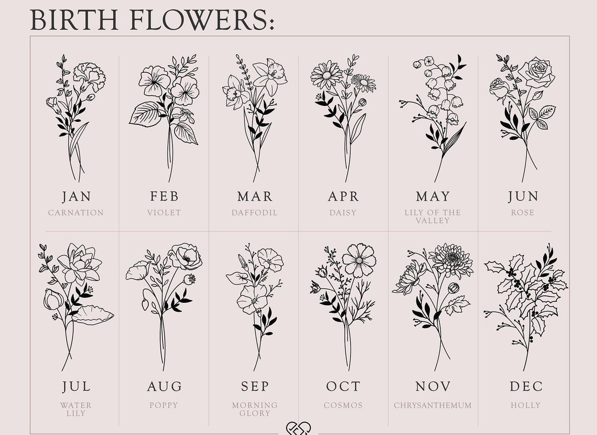 Personalized Birth Flower Tumbler, Gifts for Her, Mother's Day Gift, Bridesmaid Proposal Gift, Graduation Gift, Custom Glass Coffee Cup