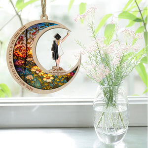 Personalized Graduation Window Hanging, Graduation Suncatcher Gift, Senior Gift, Class of Decoration, Graduation Daughter Gift