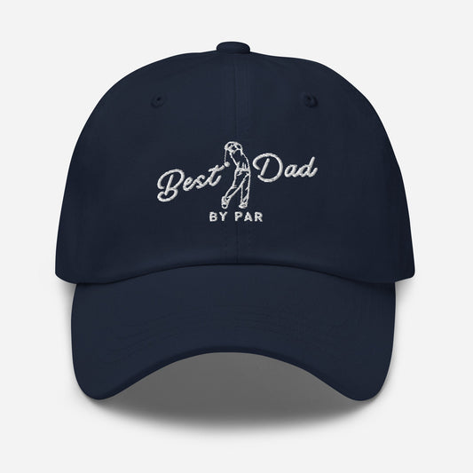 Dad Golf Gift, Birthday Present for Dad Who Loves Golf, Best Dad By Par Dad hat, Fun Father's Hat, Gift For Guy Who Loves Golfing, Dad Bday