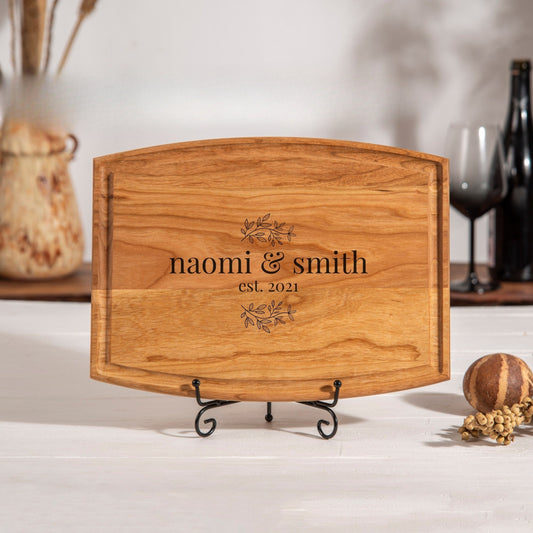Personalized Cutting Board, Wedding Gift, Housewarming Gift, Charcuterie Board, Gift for Home, Bridal Shower Gift, Kitchen Gift for Grandma