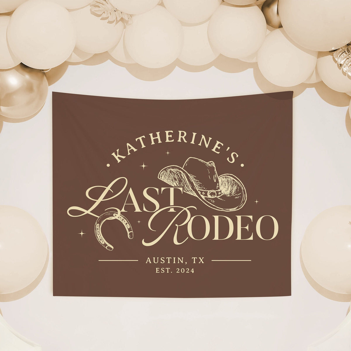 Last Rodeo Bachelorette Party Banner, Austin Bachelorette Backdrop, Last Ride Party Sign, Nashville Bach Tapestry,Cowgirl Bachelorette Decor