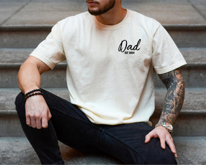 Personalized Dad Shirt With Kids Names. Dad Tshirt, Dad Shirt, Gift for Dad, Dad Tee, Dad with Kids Names.