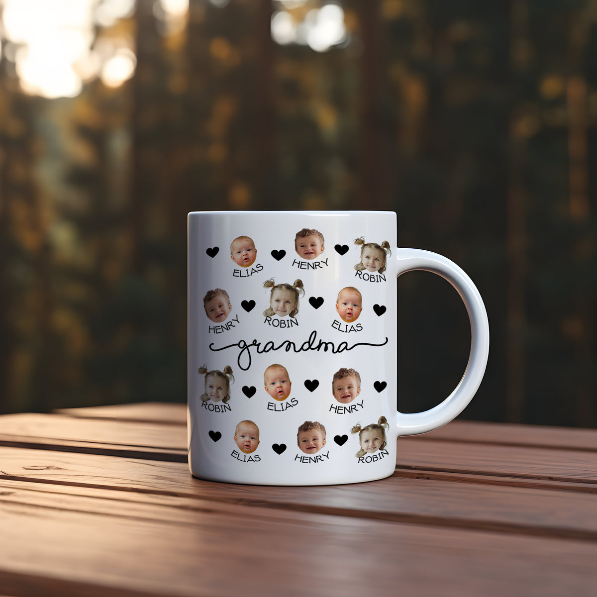 Baby Face Mug, Personalized Face Mug, Custom Photo Mug, Your baby Face, Baby Face Mug For Mom Dad Birthday Gift, grandma gift, grandpa gift