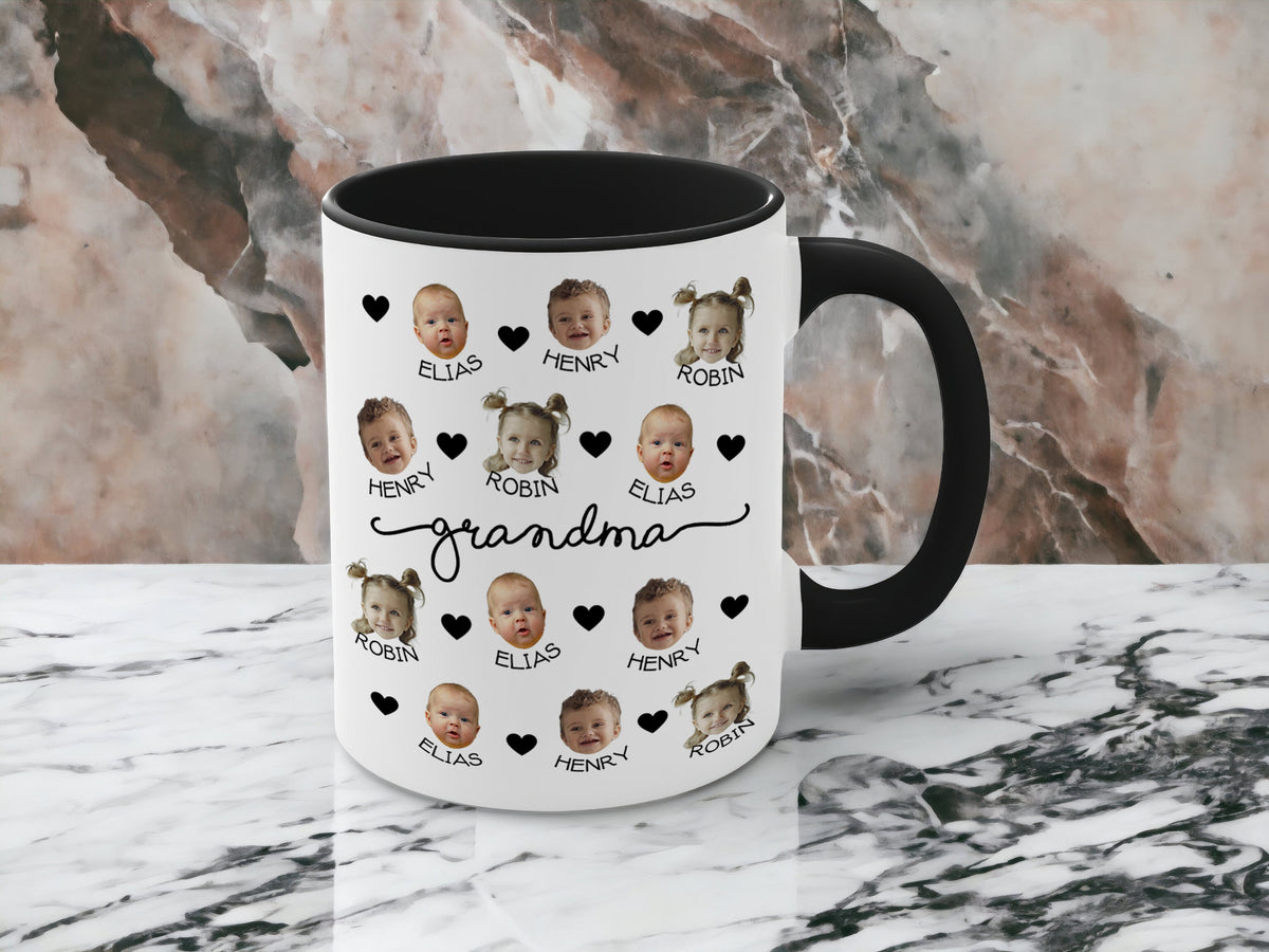 Baby Face Mug, Personalized Face Mug, Custom Photo Mug, Your baby Face, Baby Face Mug For Mom Dad Birthday Gift, grandma gift, grandpa gift