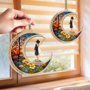 Personalized Graduation Window Hanging, Graduation Suncatcher Gift, Senior 2025 Gift, Class of 2025 Decoration, Graduation Daughter Gift