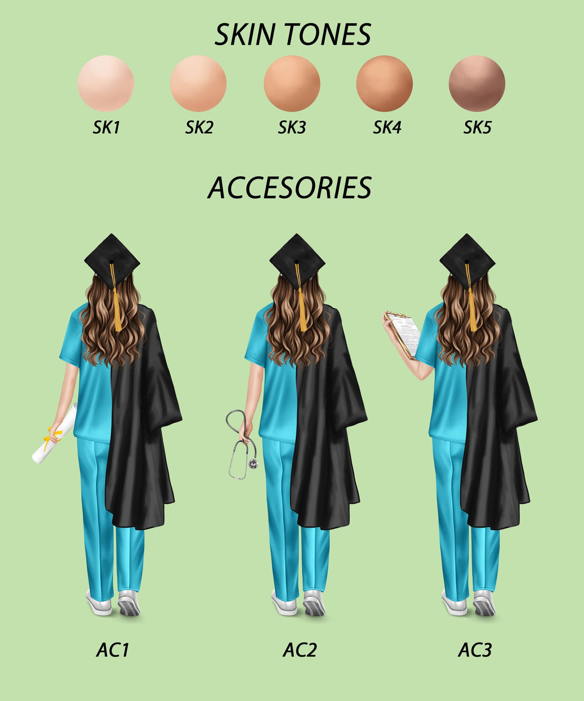 Personalized Nursing Graduation Stoles, Nursing Sash Graduation, Class Of 2025, Custom Name And School Stole, RN Nursing 2025 Graduation