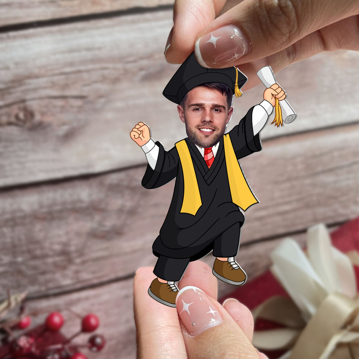 Personalized Graduation Photo Ornament, College Graduation Gifts, Class Of, High School Graduation Gift, Graduation Gifts For Her